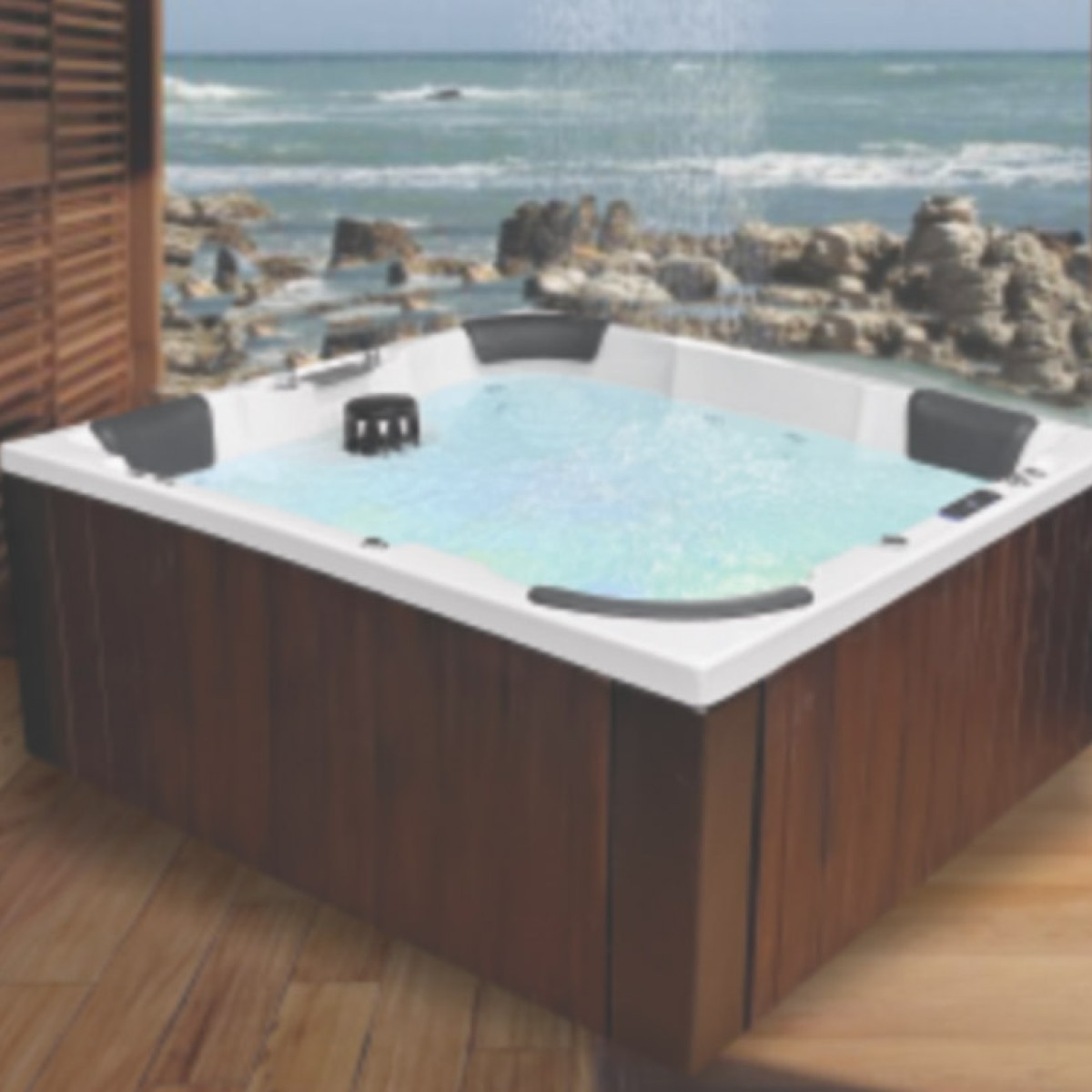 Spa rigide 3 places - 150 x 200 x 78 cm - 595L - OOGarden